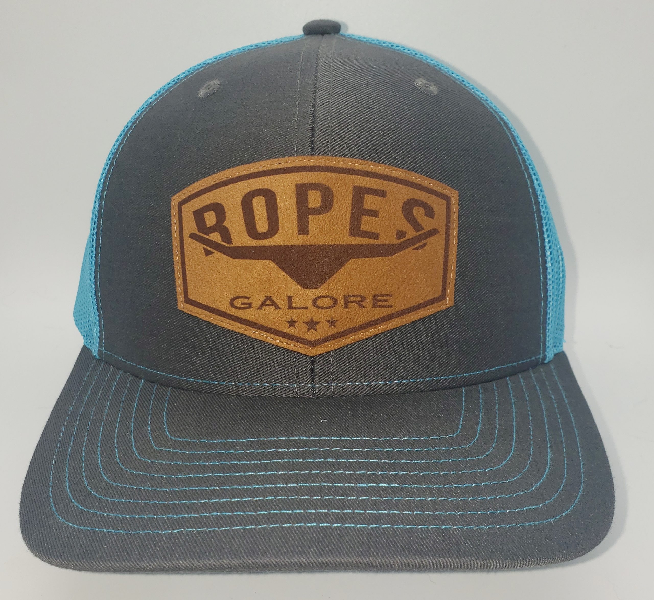 Snapback Ropes Galore Cap - Charcoal Grey and Teal