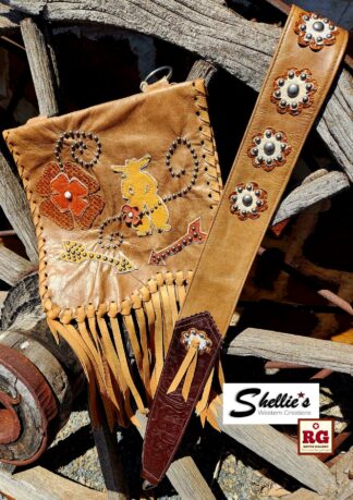Shellie's Western Creations-"Lucky Pard" Leather Bag